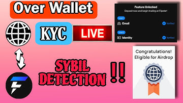 Over wallet full KYC step by step || Connect flipster wallet || Sybil detection ⚡