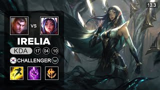 Irelia vs Jayce Top - KR Challenger - Patch 13.3 Season 13