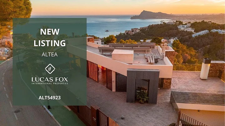 Exclusive luxury villa for sale in Altea Hills with 4 bedrooms, 5 bathrooms pool and panoramic view
