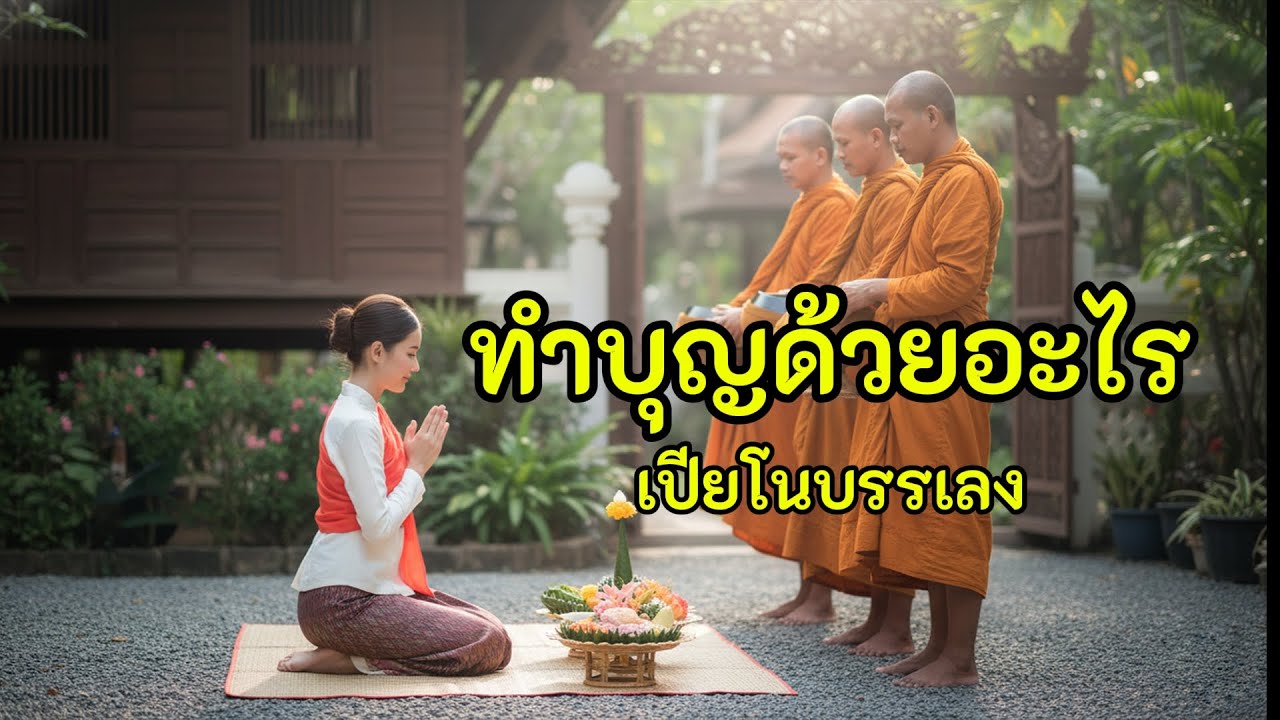 ทำบุญด้วยอะไร - เปียโนเพราะๆ - เปียโนบรรเลง - Piano Cover by  ธวัชชัย บุญช่วย Tawatchai Bunchuay