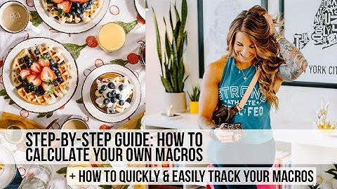 Macro Tracking for Beginners | How To Calculate Your Own Macro Goals & Easily Track Your Macros