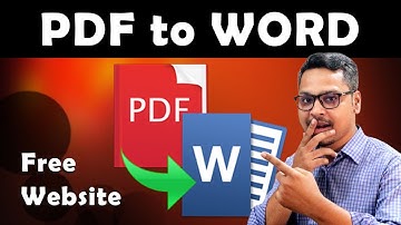 PDF to Word কনভার্ট করার বেস্ট ফ্রি ওয়েবসাইট 🙂 How to Convert PDF to Word ?