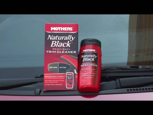 Mothers Naturally Black Trim & Plastic Restorer Aerosol 10oz