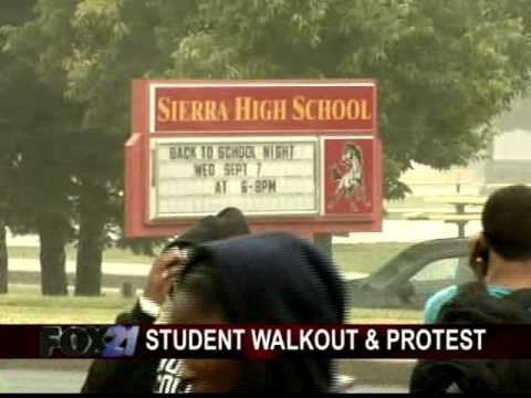 Sierra High School student protest