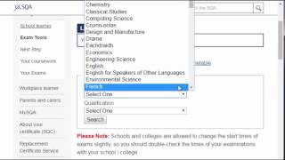 SQA Exam Builder