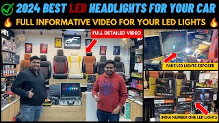 2024 best led headlights for car ✅|| FULL INFORMATIVE VIDEO ||✅ Fake Lights Exposed #led #car