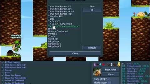 Chat Font || Transformice