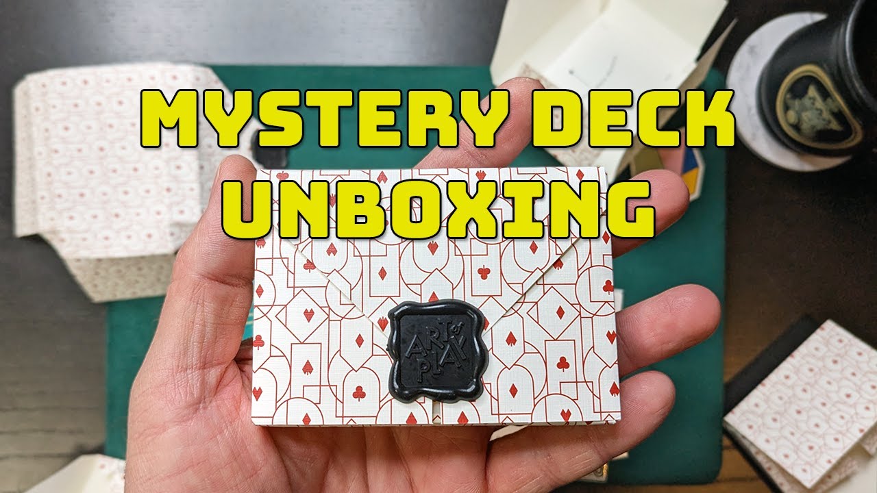 Unboxing 25 Mystery Decks from Art of Play - YouTube