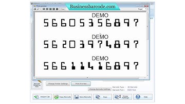 free business postal bank barcode label maker creator generator designer designing software