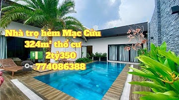 Bán dãy nhà trọ 12 căn và nhà ở hẻm Mạc Cửu Rạch Giá Kiên Giang