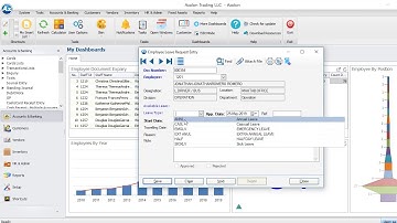 How to Create Leave Request in Axolon ERP