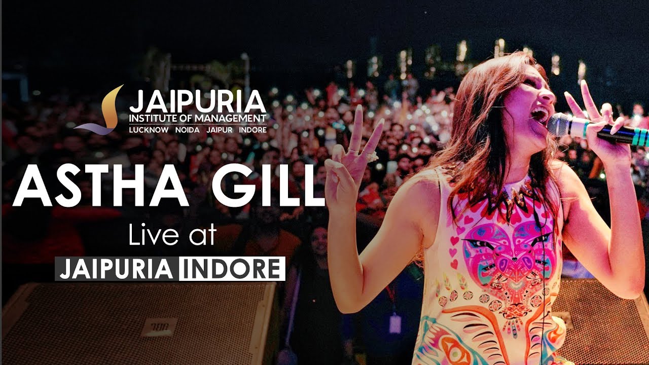Astha Gill Live Concert Performance on Naagin at Jaipuria Institute of Management, Indore