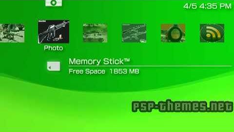 PSP Theme Weapons x PSP-Themes.NET