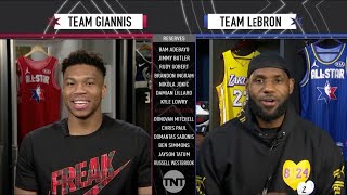 Team Giannis vs Team LeBron - Draft 2020 NBA All Star