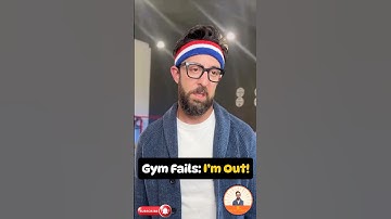 Gym Fails: I’m Out! 💪🤪 #adamrose #funny #gym #workout #epic #fails #reaction #shorts #foryou #feed