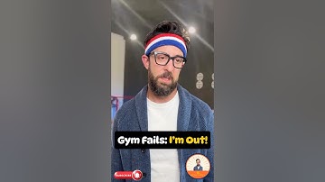 Gym Fails: I’m Out! 💪🤪 #adamrose #funny #gym #workout #epic #fails #reaction #shorts #foryou #feed