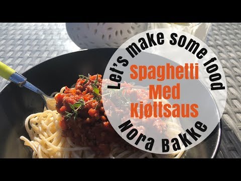 Video: Spaghetti Med Hjemmelaget Kjøttsaus
