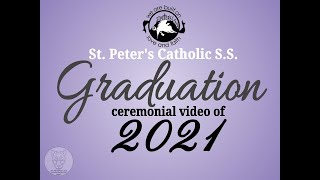 2021 Graduation from St. Peter's C.S.S. in Barrie Ontario