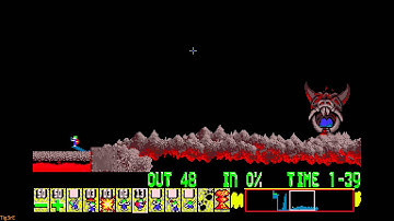 Lemmings (1991) - Taxing - Level 16 - Mary Poppins