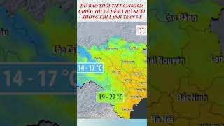 Weather Forecast 10/03/2026 | Sunday evening and night, cold front arrives in the North.