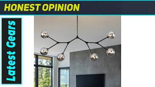 Sparklelf 6-Light Sputnik Chandelier: A Mid-Century Statement Piece for Your Home