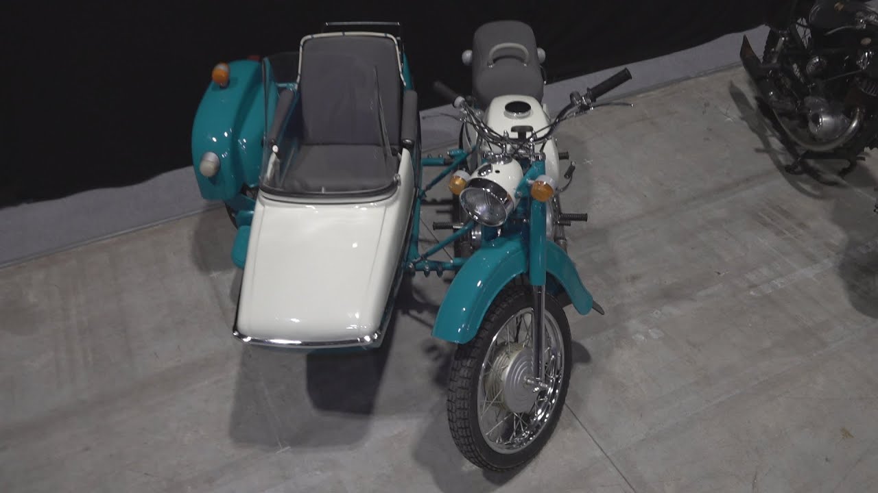IZh Jupiter 350 with Sidecar Motorcycle (1972) Exterior and