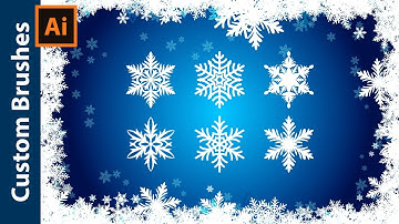 Create custom Snowflake Brushes with Dagubi - Lace Template Set