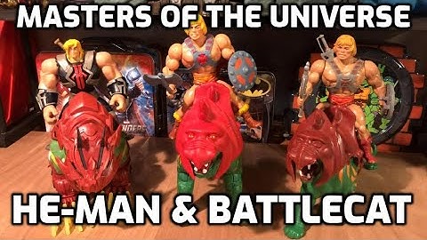 He-Man & Battlecat (Masters of the Universe) Toy Review & Comparison