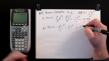 Probability Poisson Distribution Example 1 of 2: Computing Probabilities using formula 1 of 4