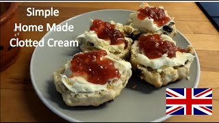 🇬🇧 Coronation Clotted Cream - Only 2 Ingredients - EASY 🇬🇧