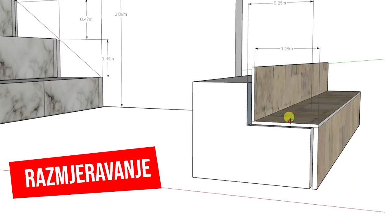 Postavljanje stepenica 2. dio