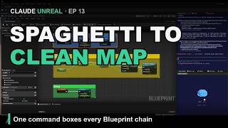 Claude AI Untangles a Spaghetti Blueprint in Unreal Engine 5 — One Command | #13