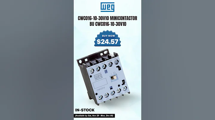 In Stock | WEG CWC016-10-30V10 MINICONTACTOR BU | Authorized Distributor | KPaul - Veteran Owned