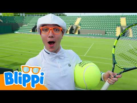How To Play Tennis 🎾 | 🟣 BLIPPI | Educational Kids Videos | Moonbug Kids - Play and Goal Club