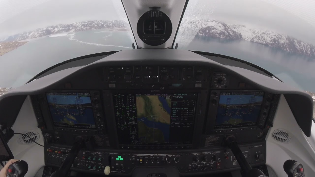 BGBW (Narsarsuaq / Greenland) RNP Z Rwy 06 Approach (WX close to minimum)