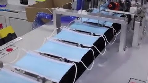 richpeace surgical mask machine is working, 10 mins video