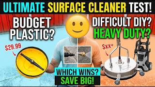 Budget Plastic vs. Heavy Duty Stainless Surface Cleaners (Tested!) Karcher Water Blaster