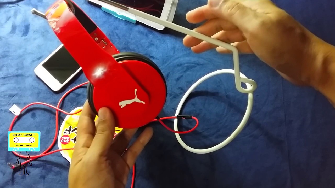 ที่แขวนหูฟัง จากที่แขวนกล้วย ในร้านทุกอย่าง 60 บาท (Hanging headphones from banana hangs) YouTube