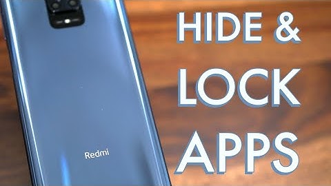 Redmi Note 9 Pro/Max: How to Hide and Lock Apps [Hindi]