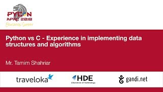 Python vs C - Experience in implementing data structures and algorithms - Education Summit 2018