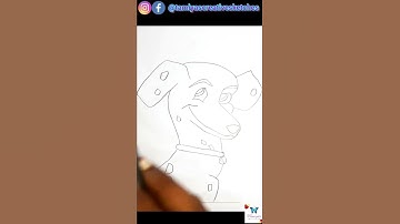 Dalmatian Dog Drawing 🐕 #trending #art #shorts #reels #youtube #drawing #tiktok #video #viral #cute