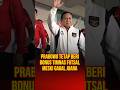 Prabowo tetap beri bonus Timnas Futsal meski gagal juara piala asia #timnasindonesia