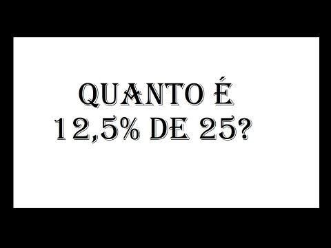 Vídeo: Qual fração é 12,5 por cento?