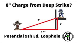 8" Charge from Deep Strike - Potential 9th Edition Rules Loophole?