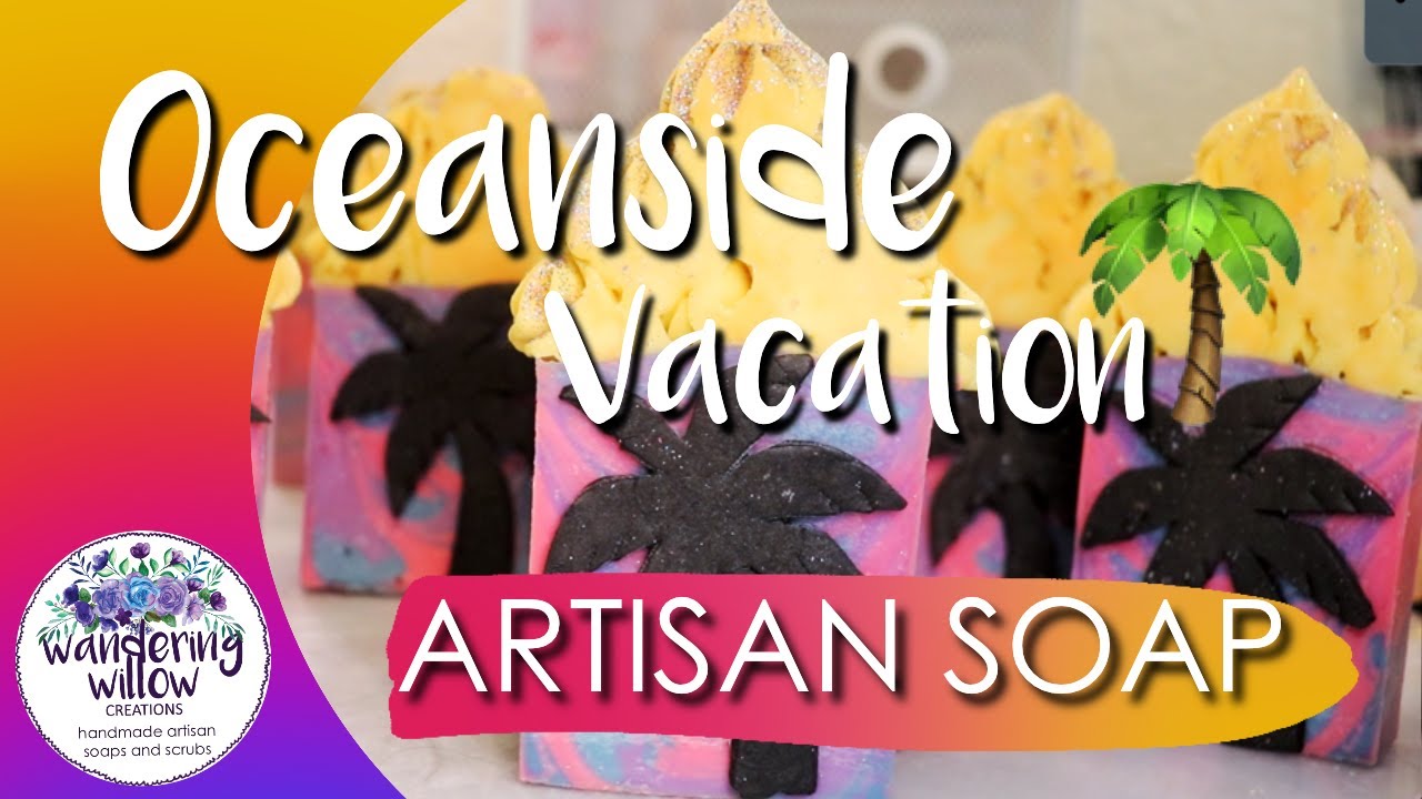 Oceanside Vacation Artisan Soap — Cold Process Soap Tutorial