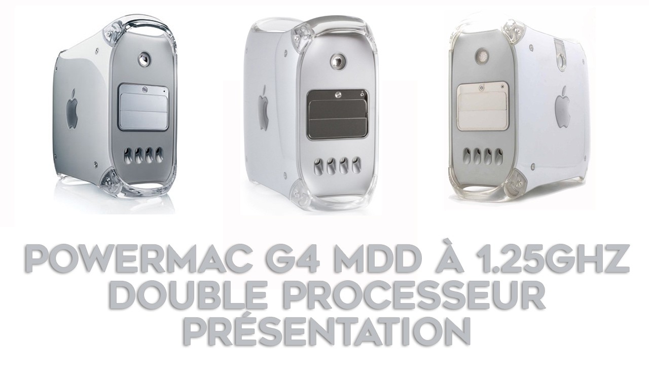 PowerMac G4 MDD 1.25GHz Dual Processor. Overview. - YouTube