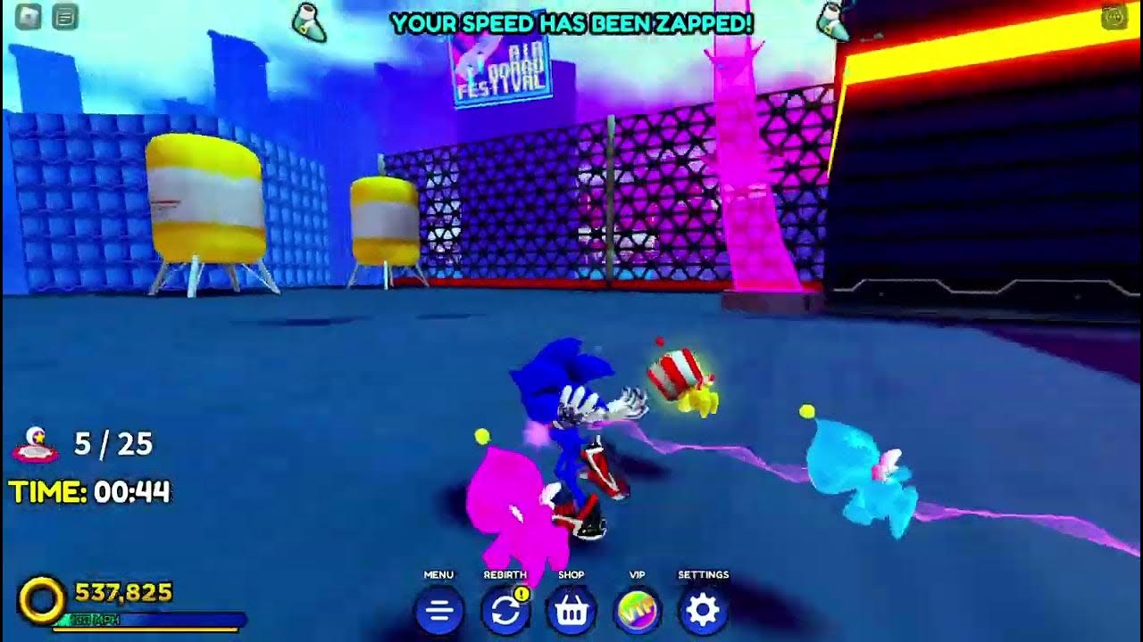 NEW OBBY IN SYNTH CITY IN SONIC SPEED SIMULATOR. YouTube