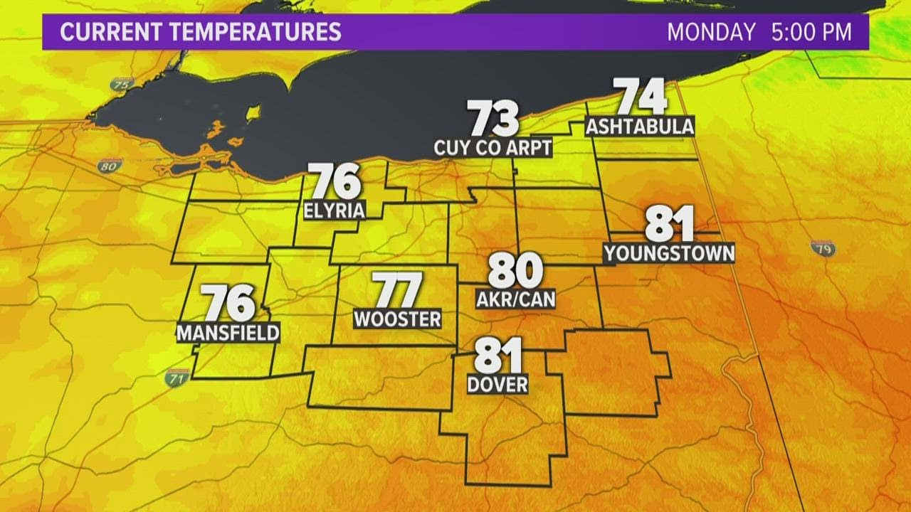 Cleveland weather forecast A pretty seasonable week on tap for Northeast Ohio YouTube