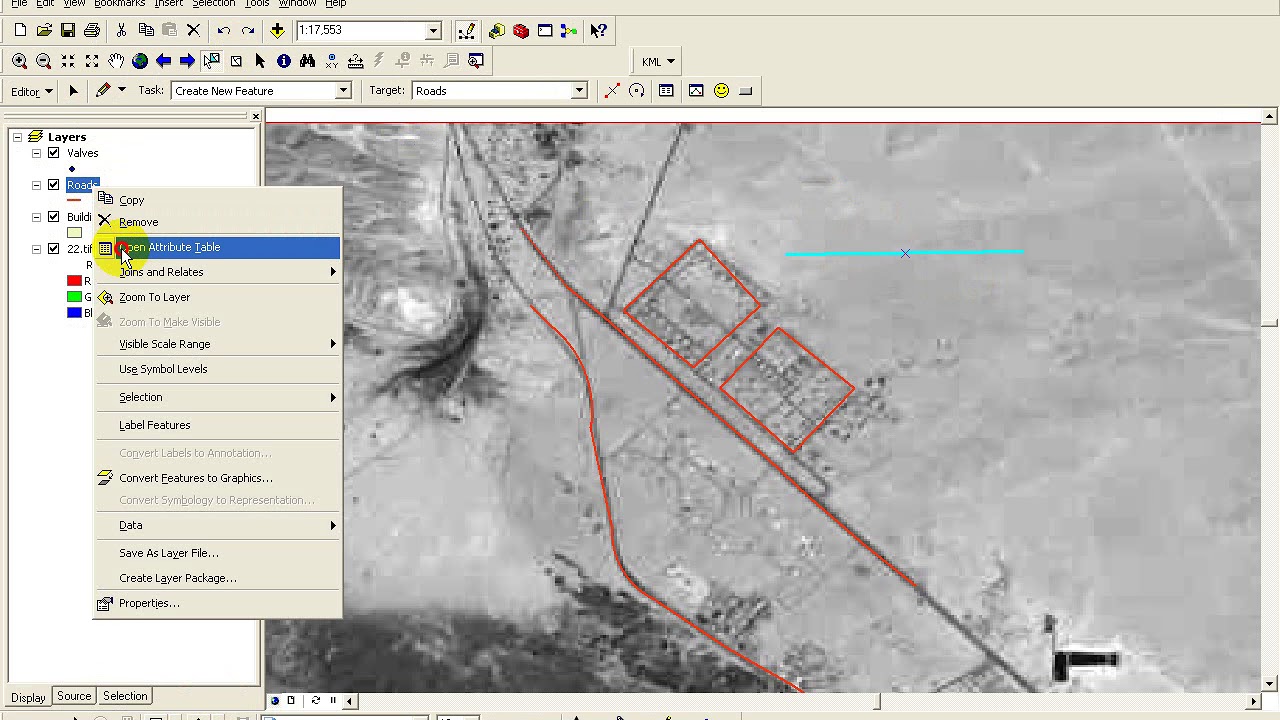 Arcmap Edit Window Editing in Arcmap - YouTube