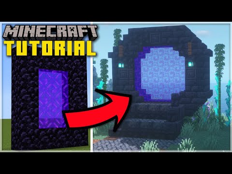 Minecraft Round Nether Portal Tutorial